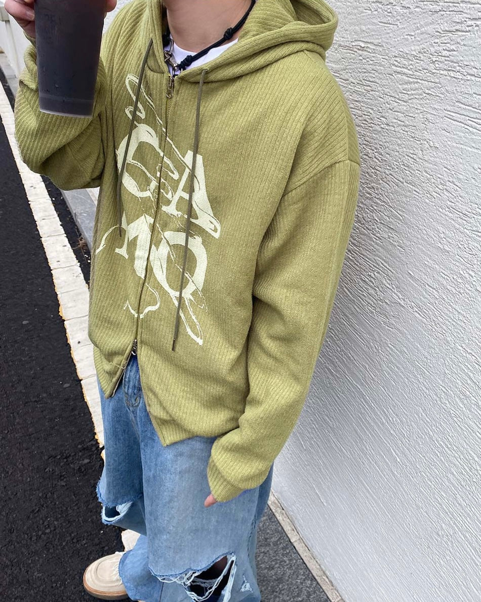 Camo Zip-up Hoodie