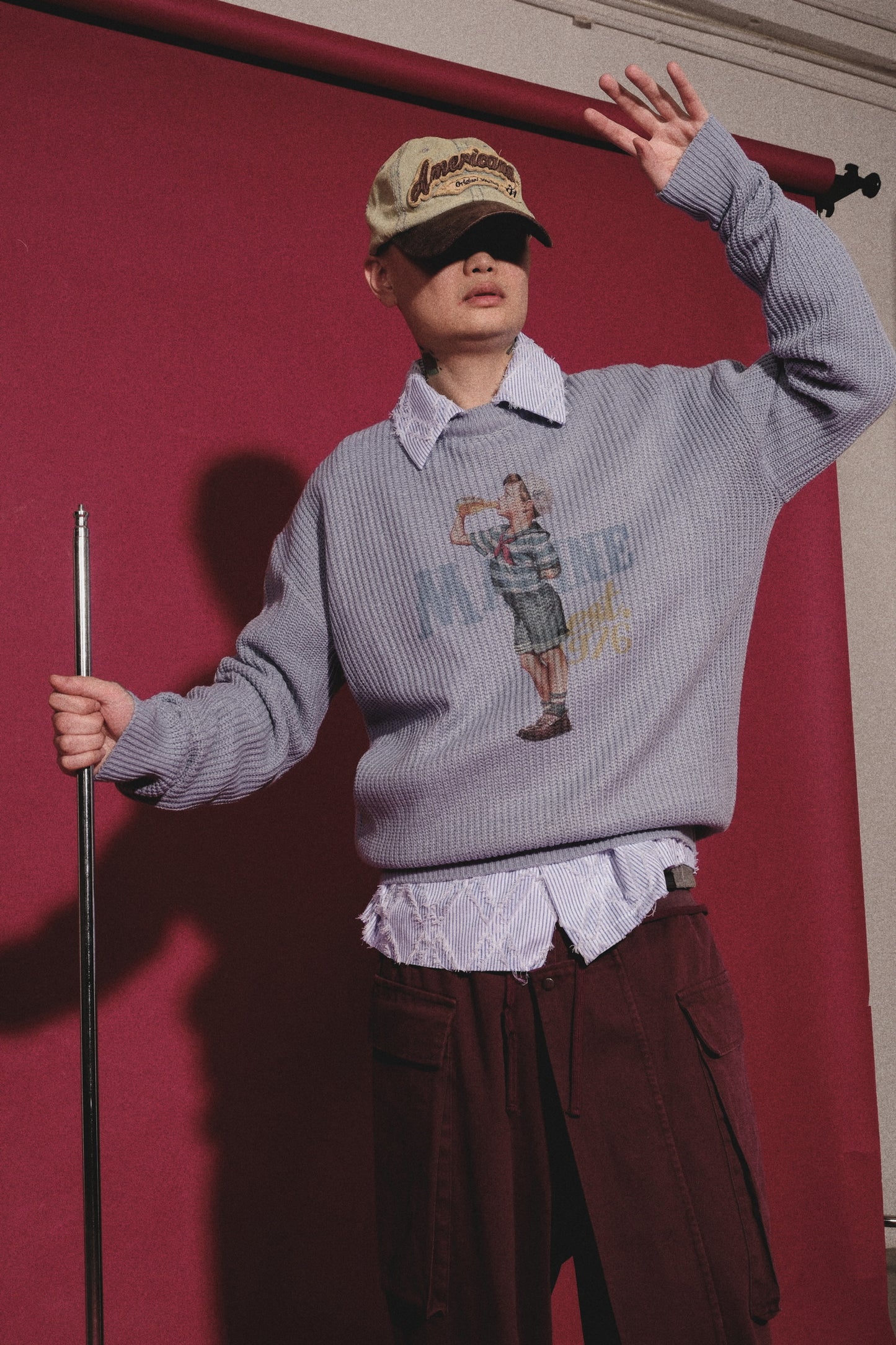 Marine Hachi Knit