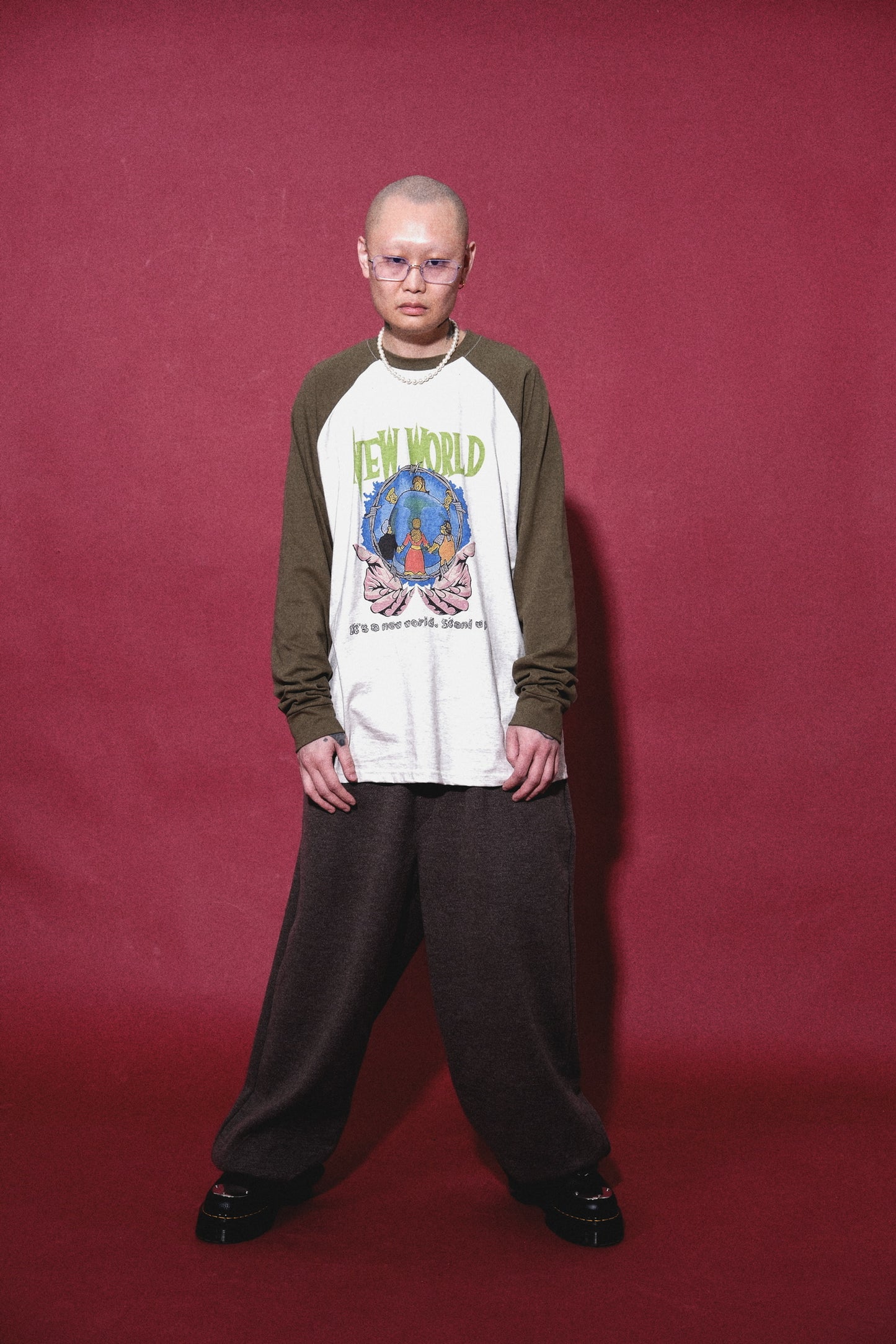 Over Wide Wool Pants