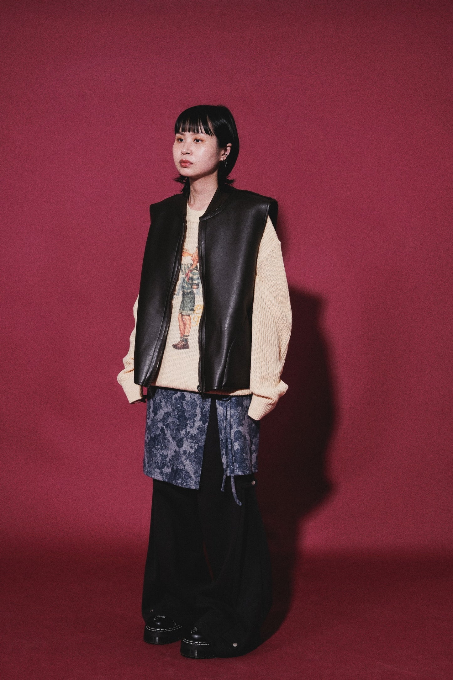 Marine Hachi Knit