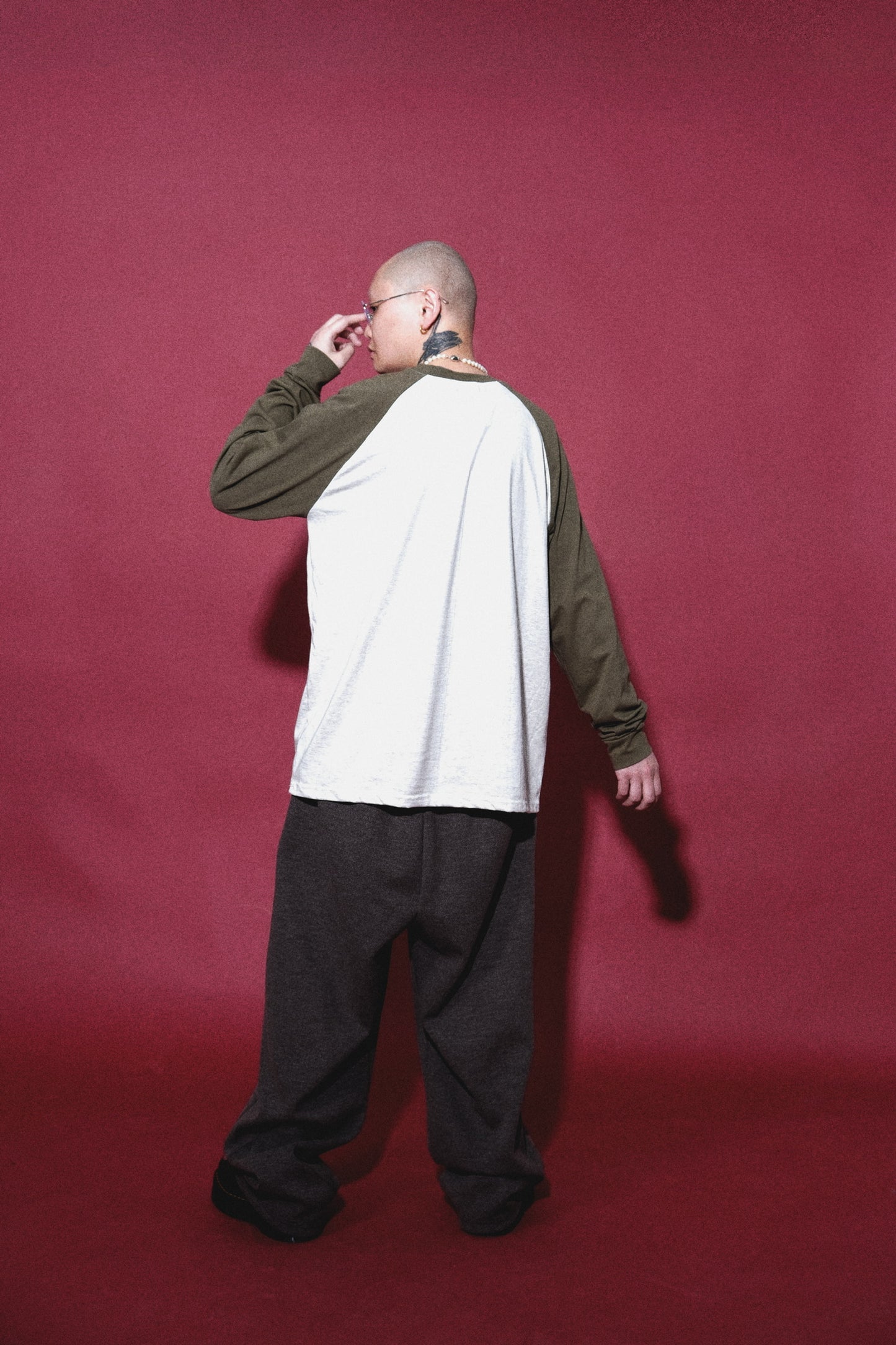 Over Wide Wool Pants