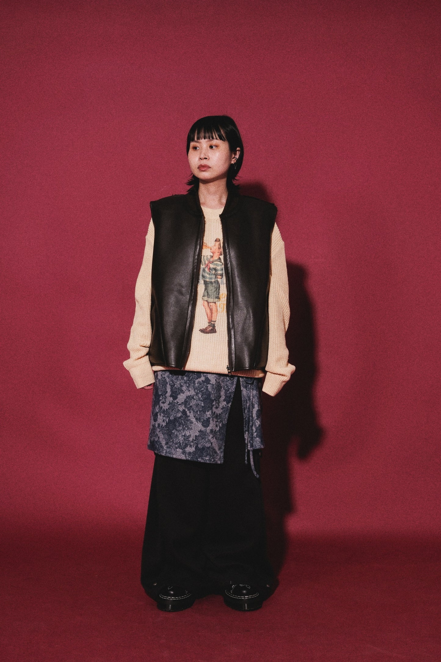 Marine Hachi Knit