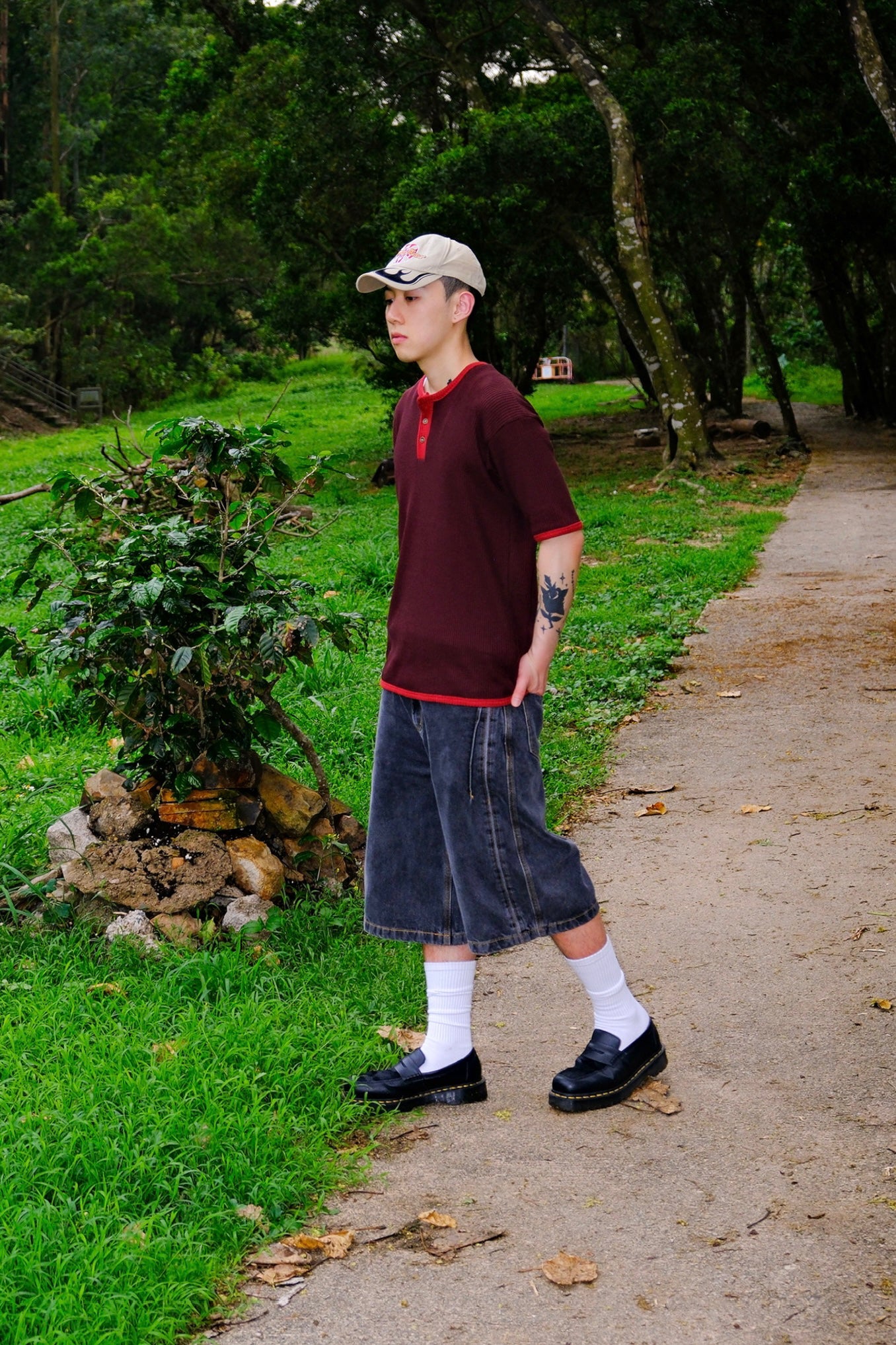 Henry Waffle Tee