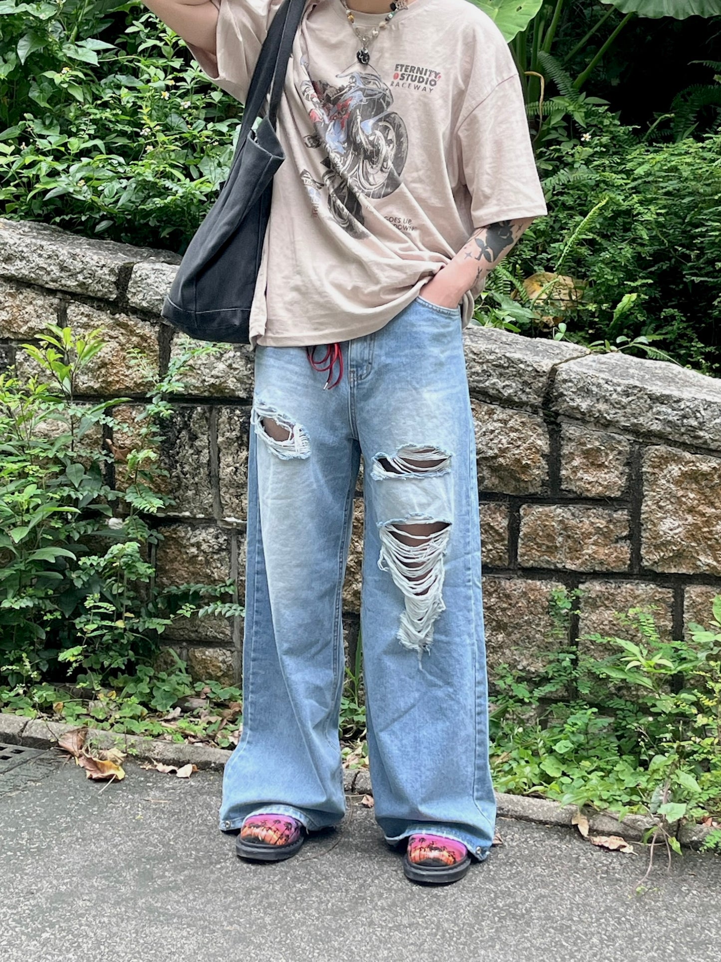 Slash Flare Jeans