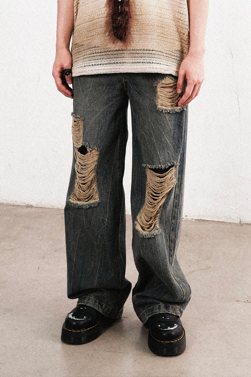 Sabla Malfeliĉa Jeans