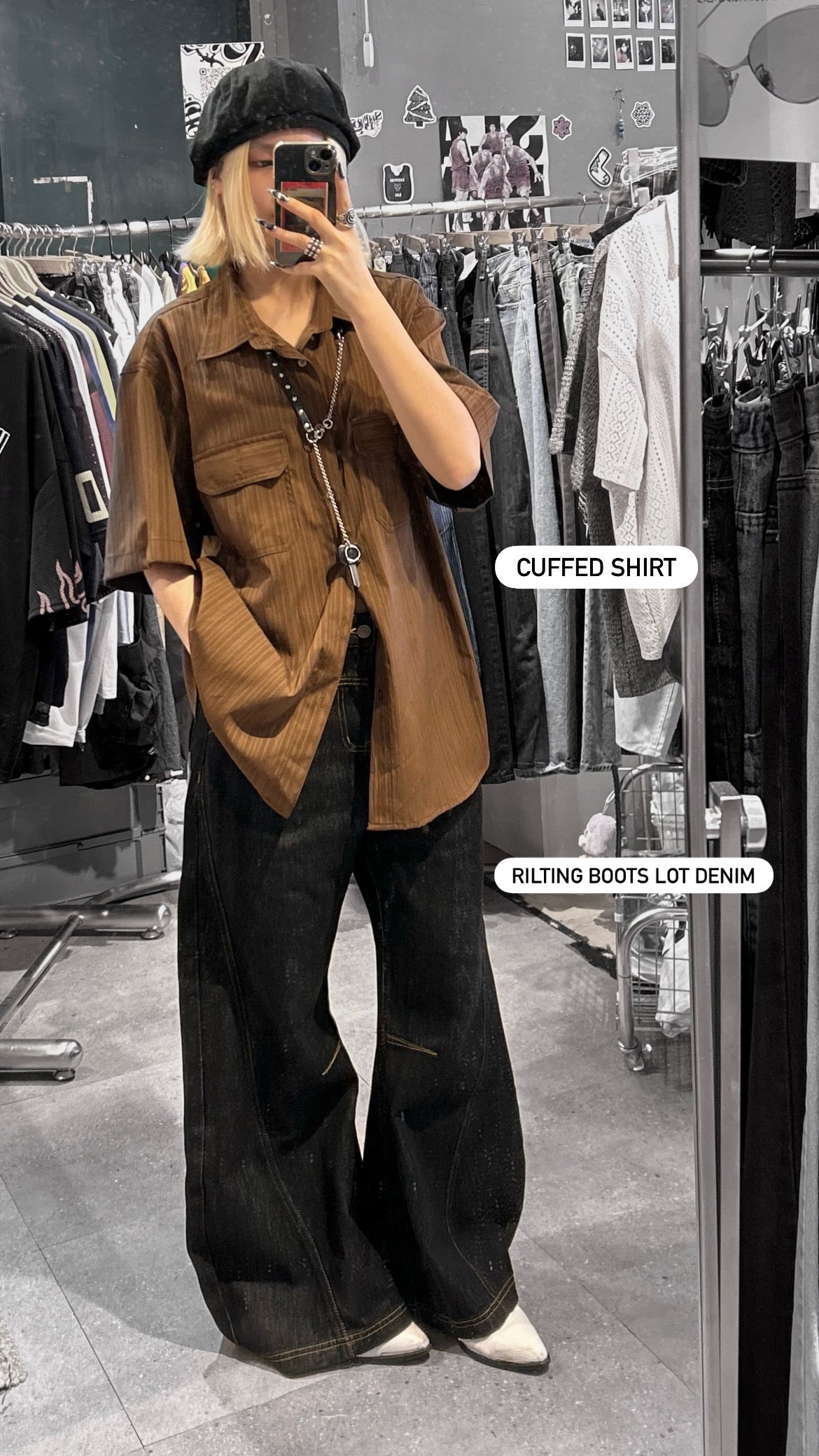 Tilting Boots Lot Denim