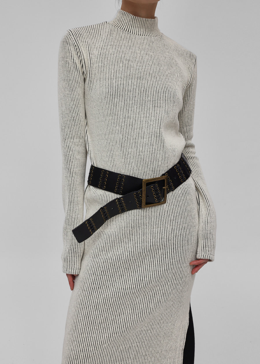 Coquette Knit Long Dress