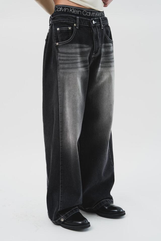 Lakta Larĝa Jeans