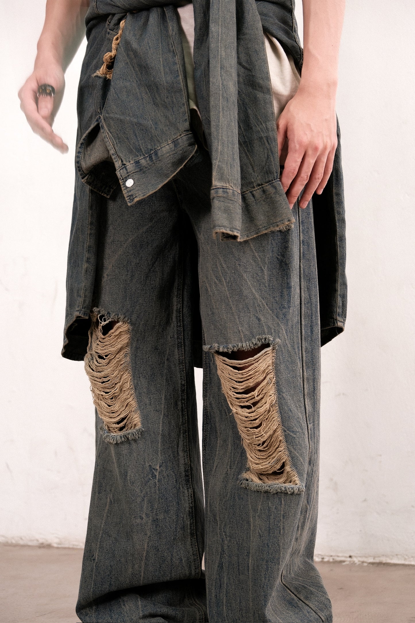 Sabla Malfeliĉa Jeans