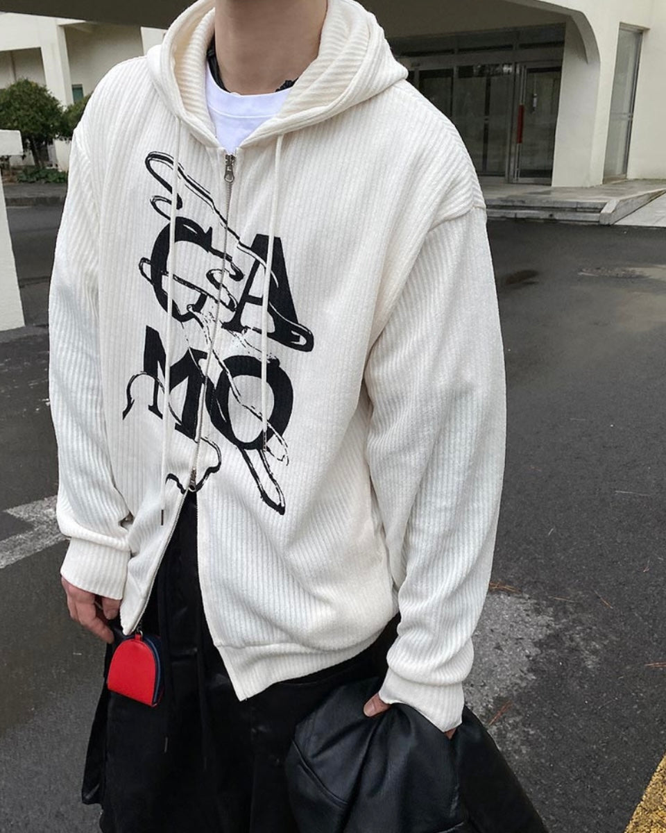 Camo Zip-up Hoodie