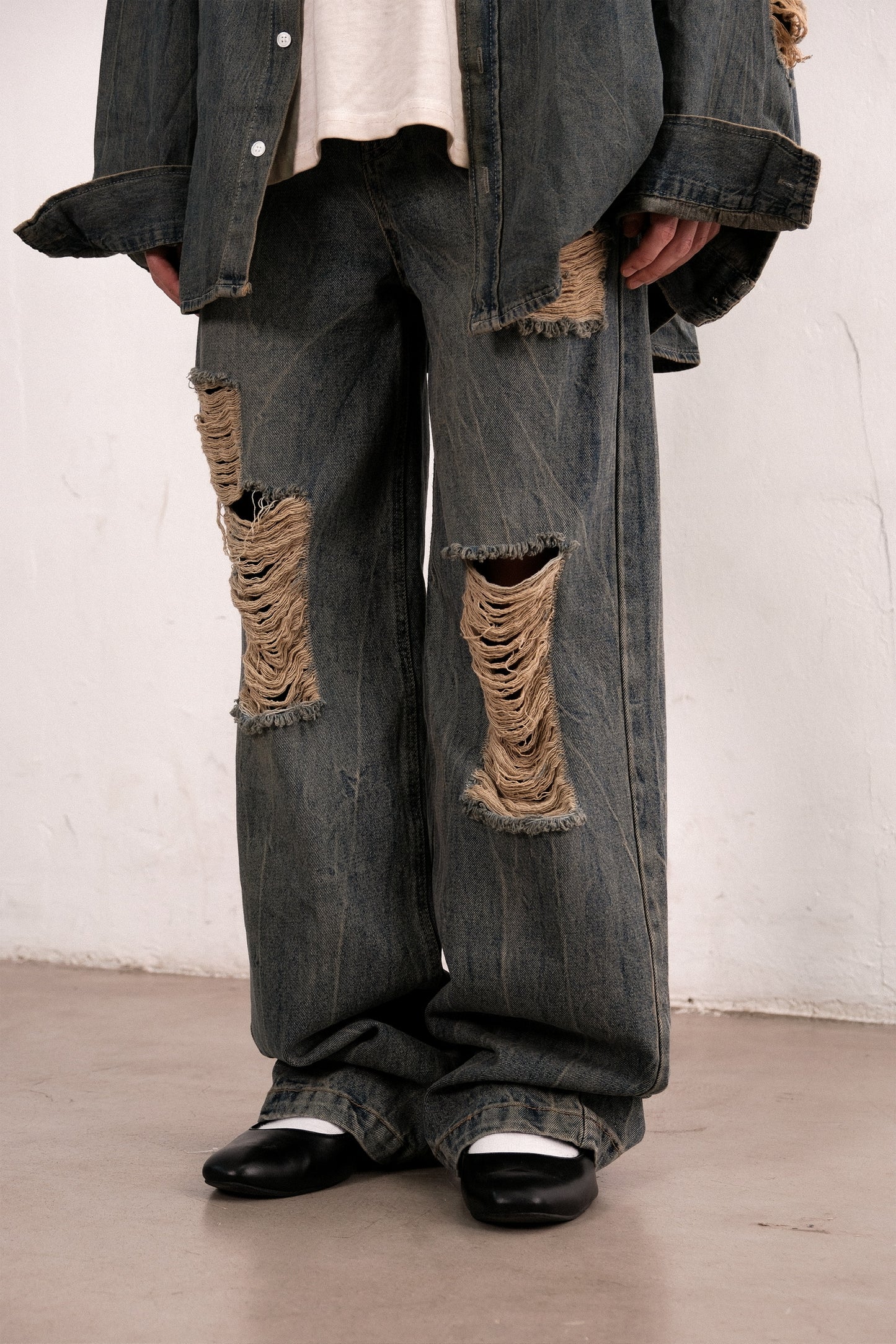 Sabla Malfeliĉa Jeans