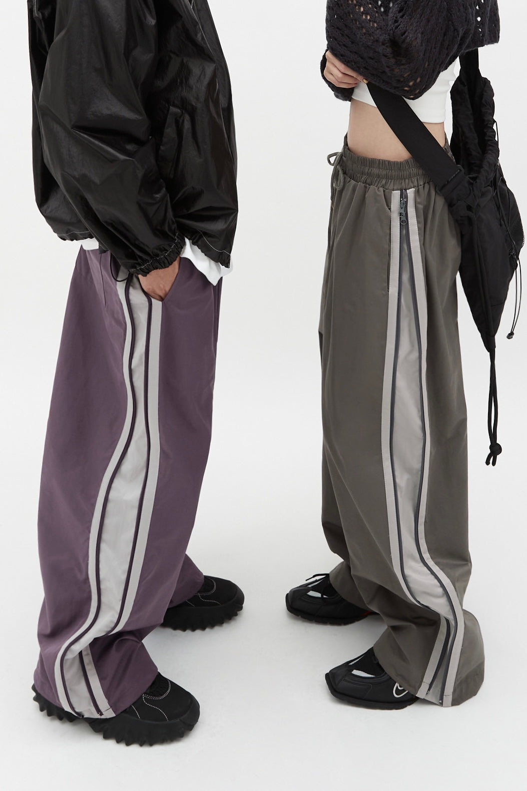 Ĉiutaga Zippera Nilona Pantalono