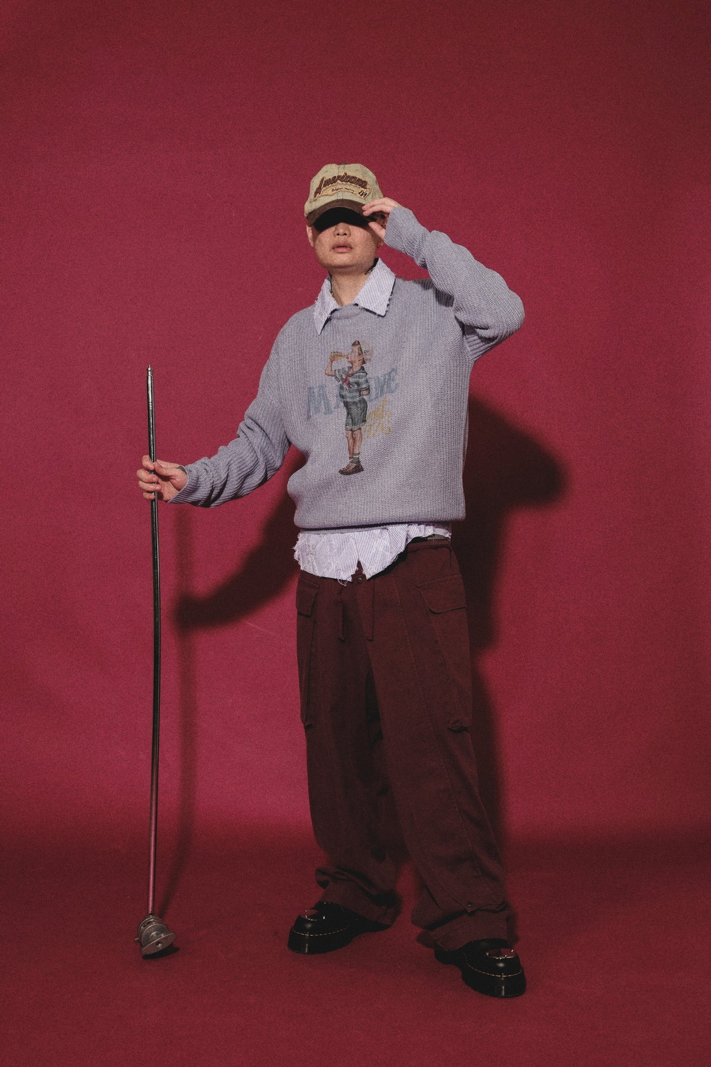 Marine Hachi Knit