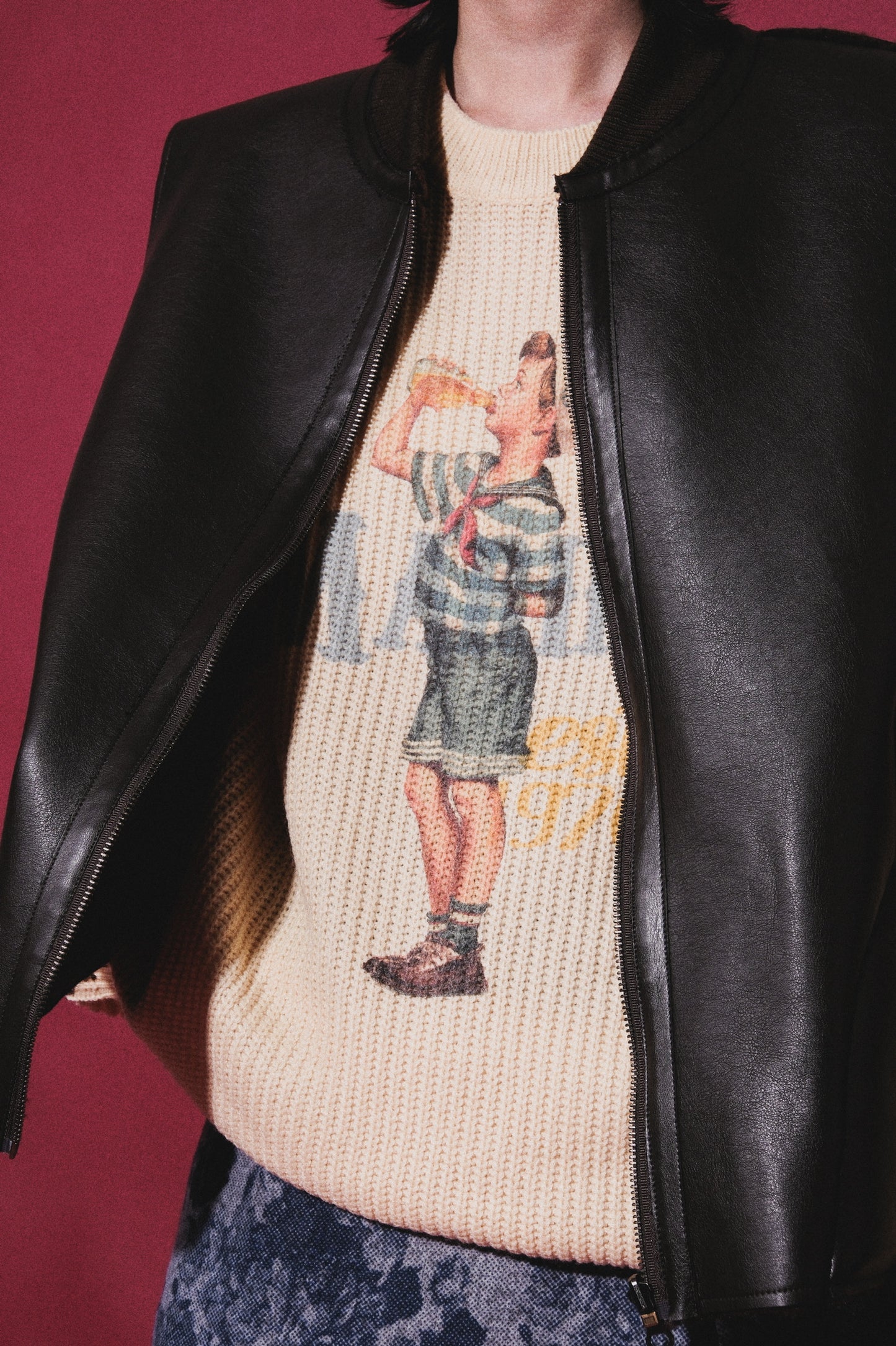 Marine Hachi Knit