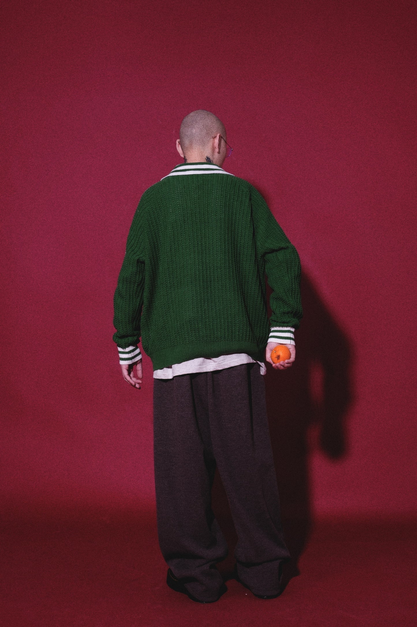 Over Wide Wool Pants