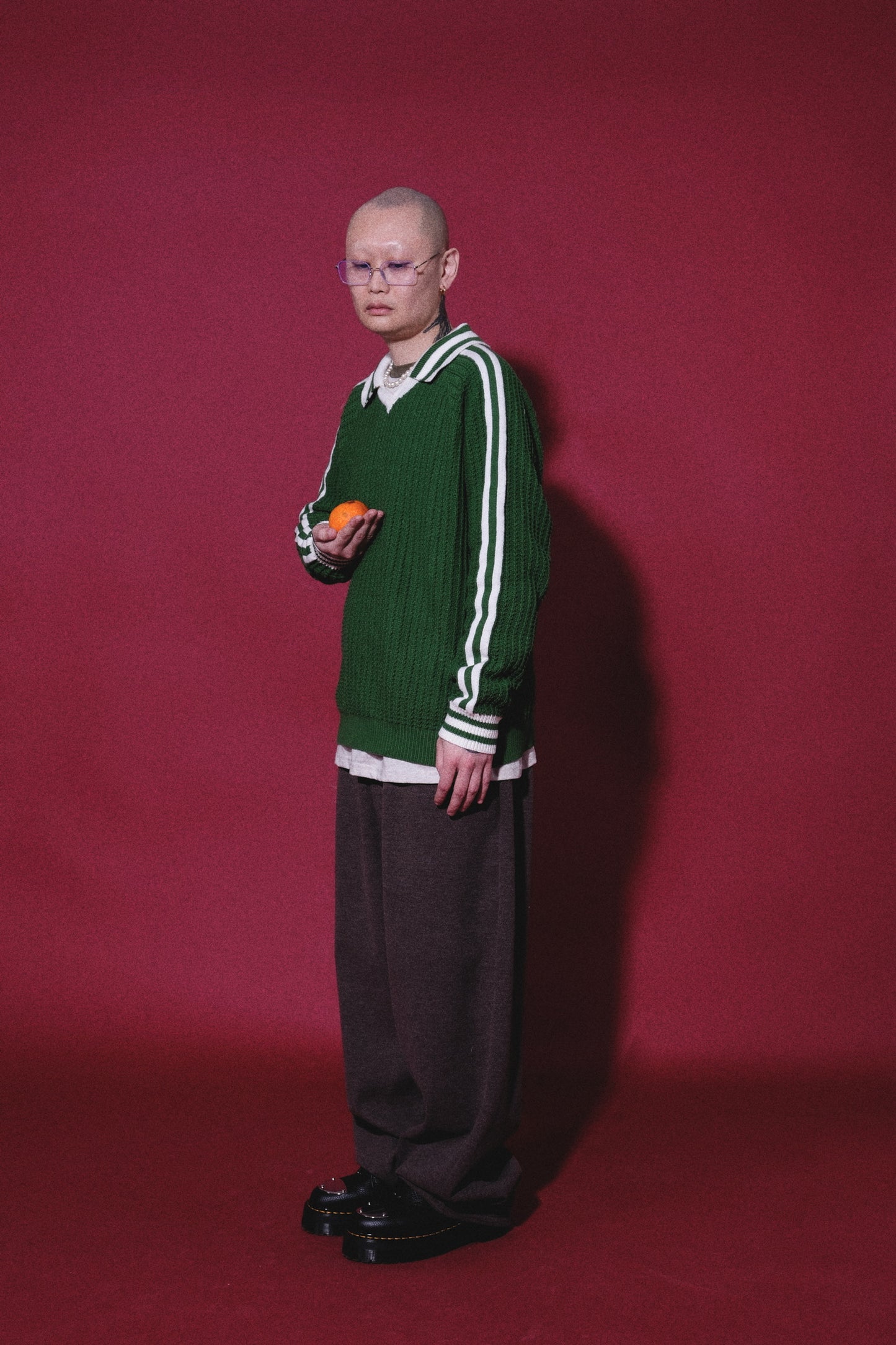 Over Wide Wool Pants