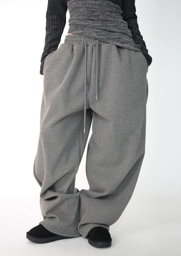 Over Wide Wool Pants