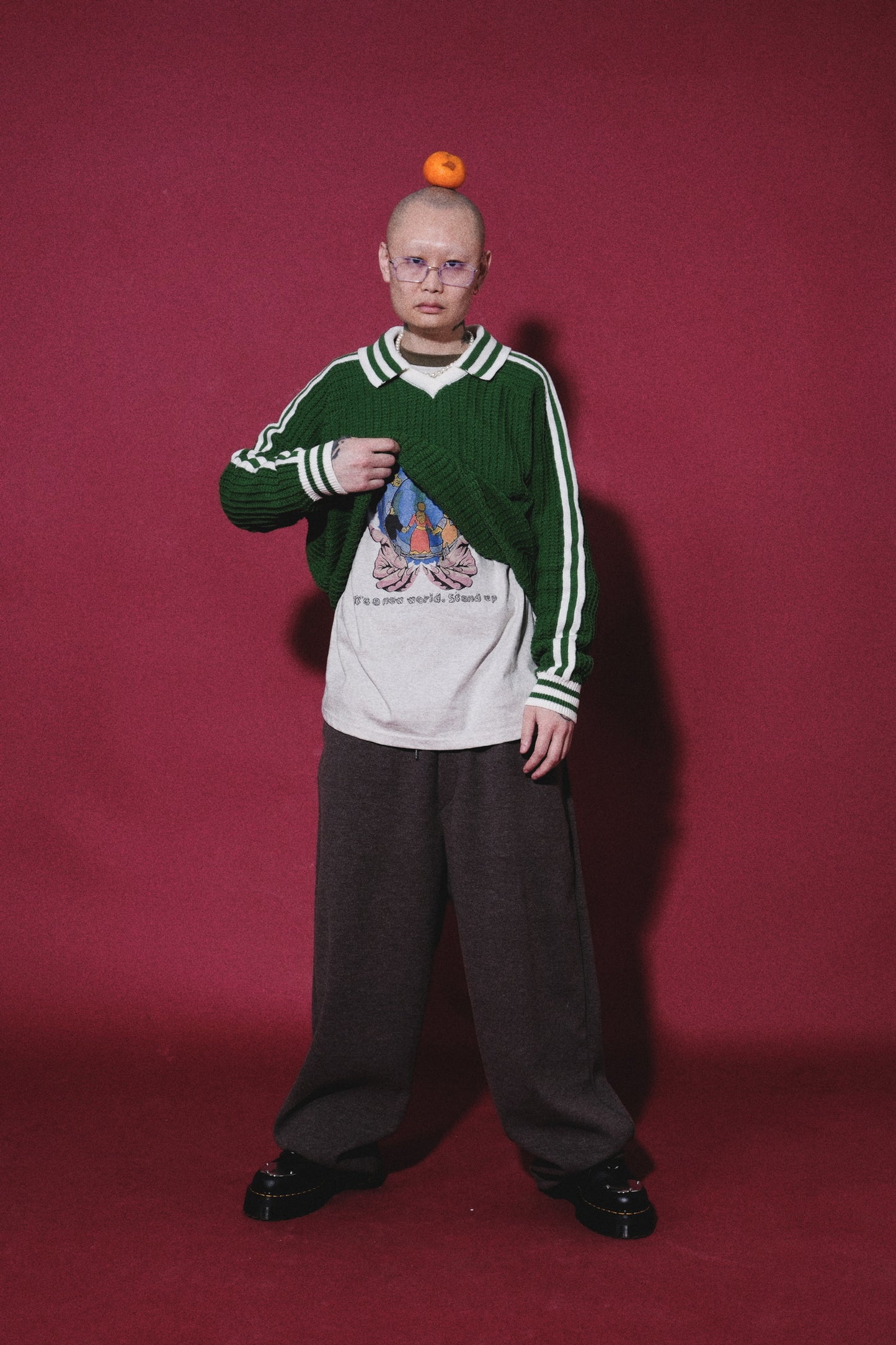 Over Wide Wool Pants
