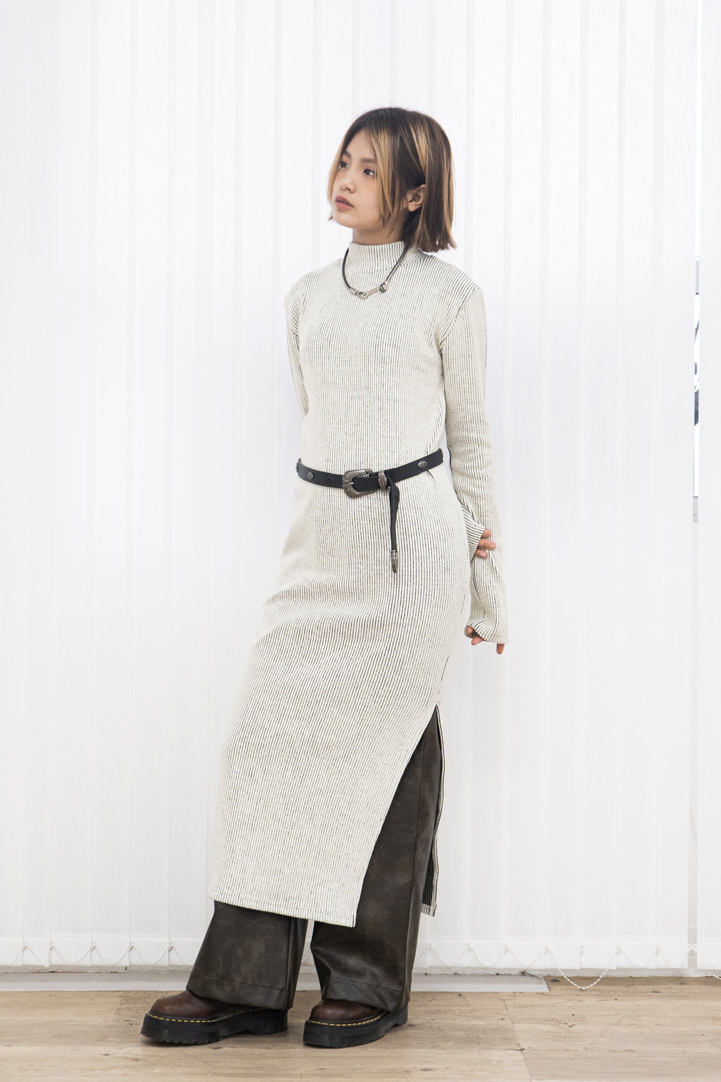 Coquette Knit Long Dress