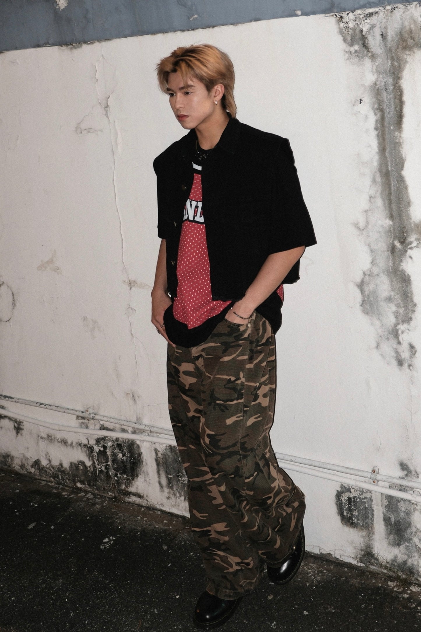 Fake Vest Layer Tee