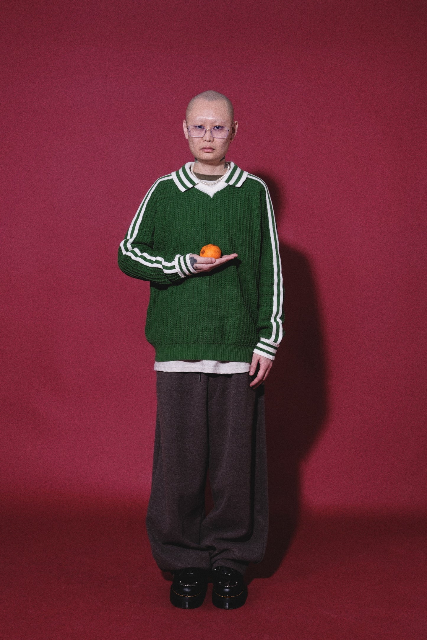 Over Wide Wool Pants