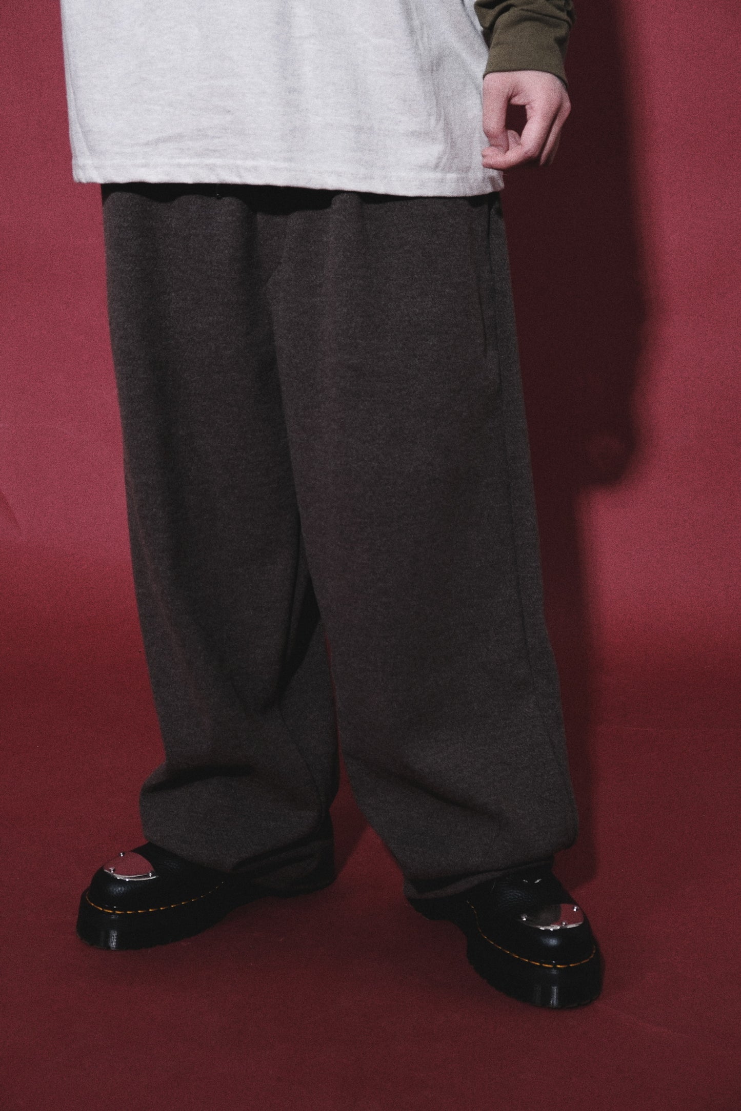 Over Wide Wool Pants