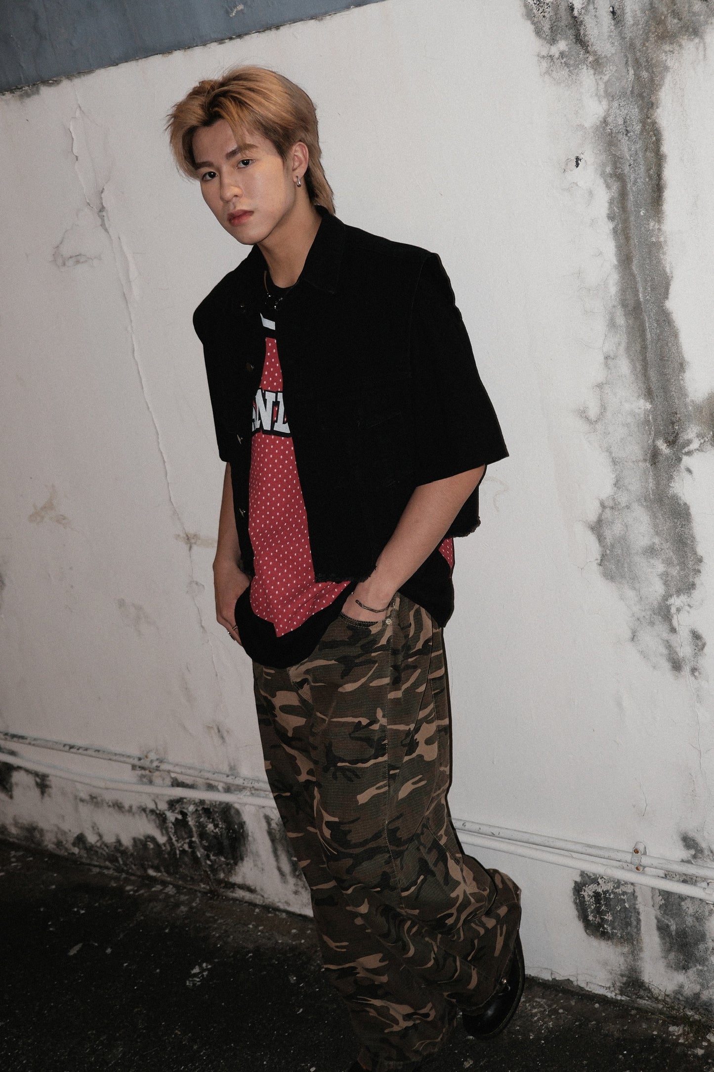 Fake Vest Layer Tee