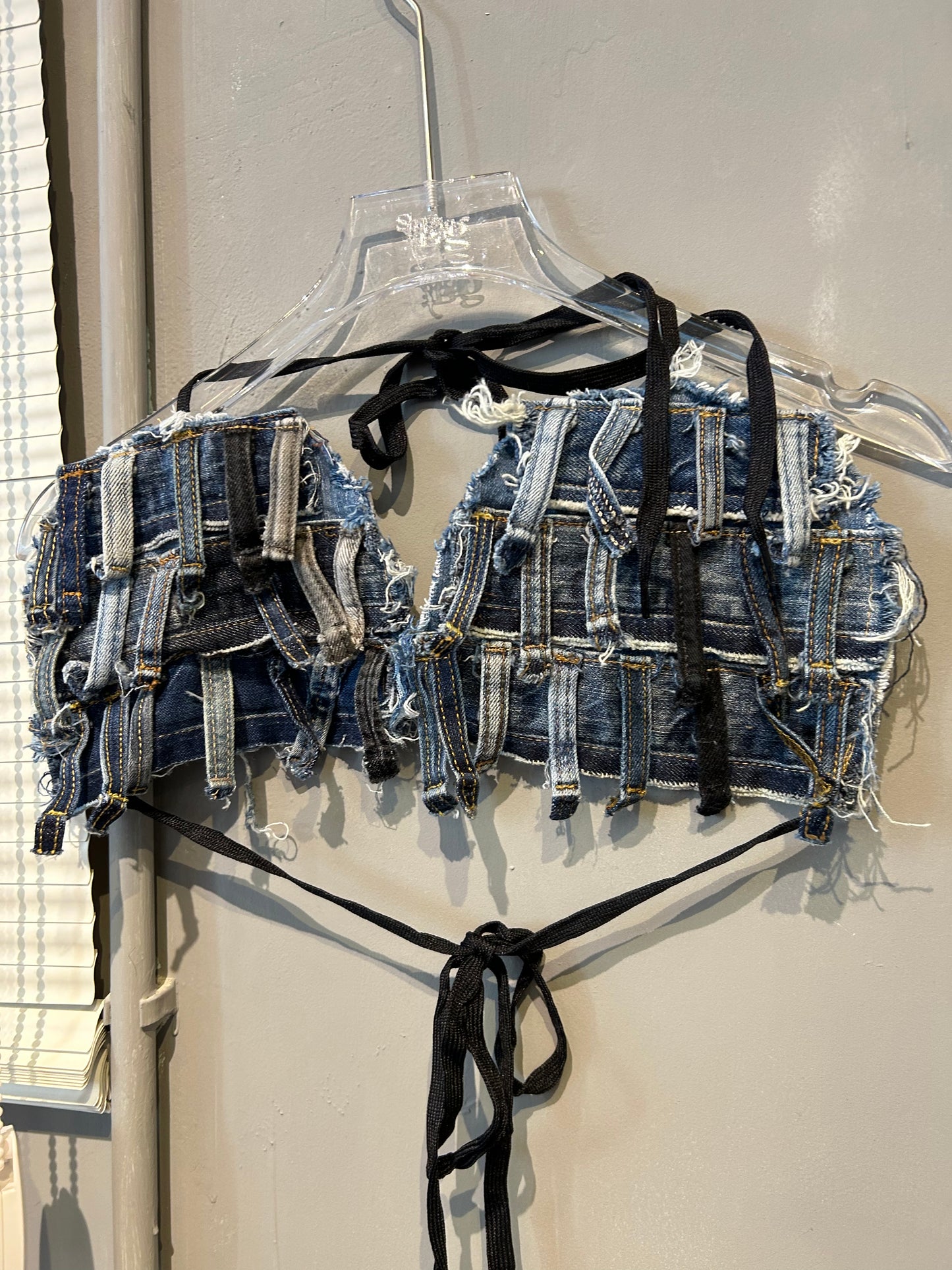 Refari Denim Bra Top " 04