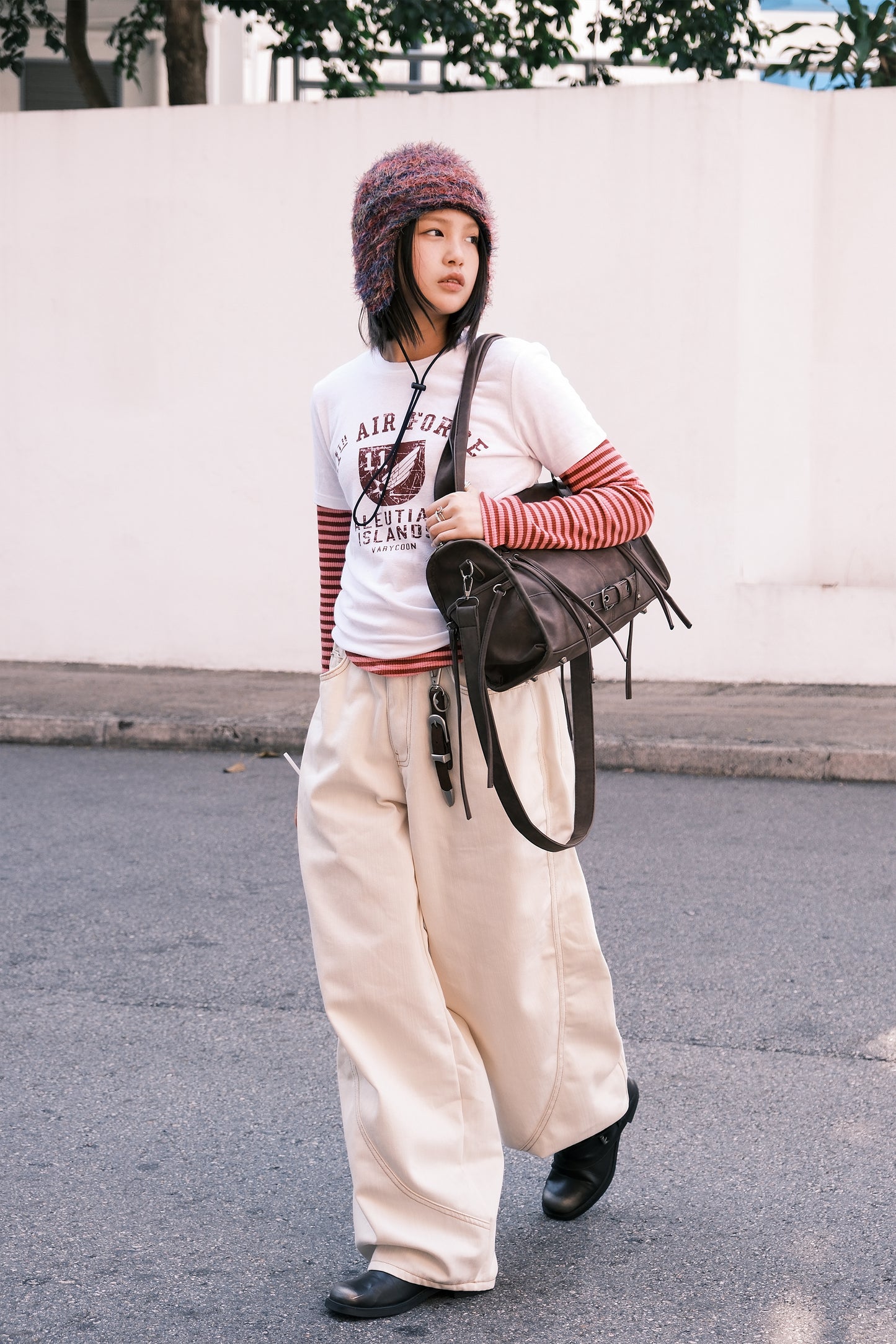 Curved Baggy Jeans (black)