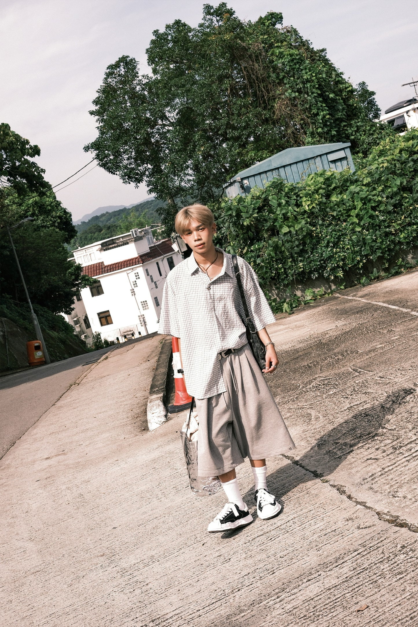 Belt Loop Sweat Shorts