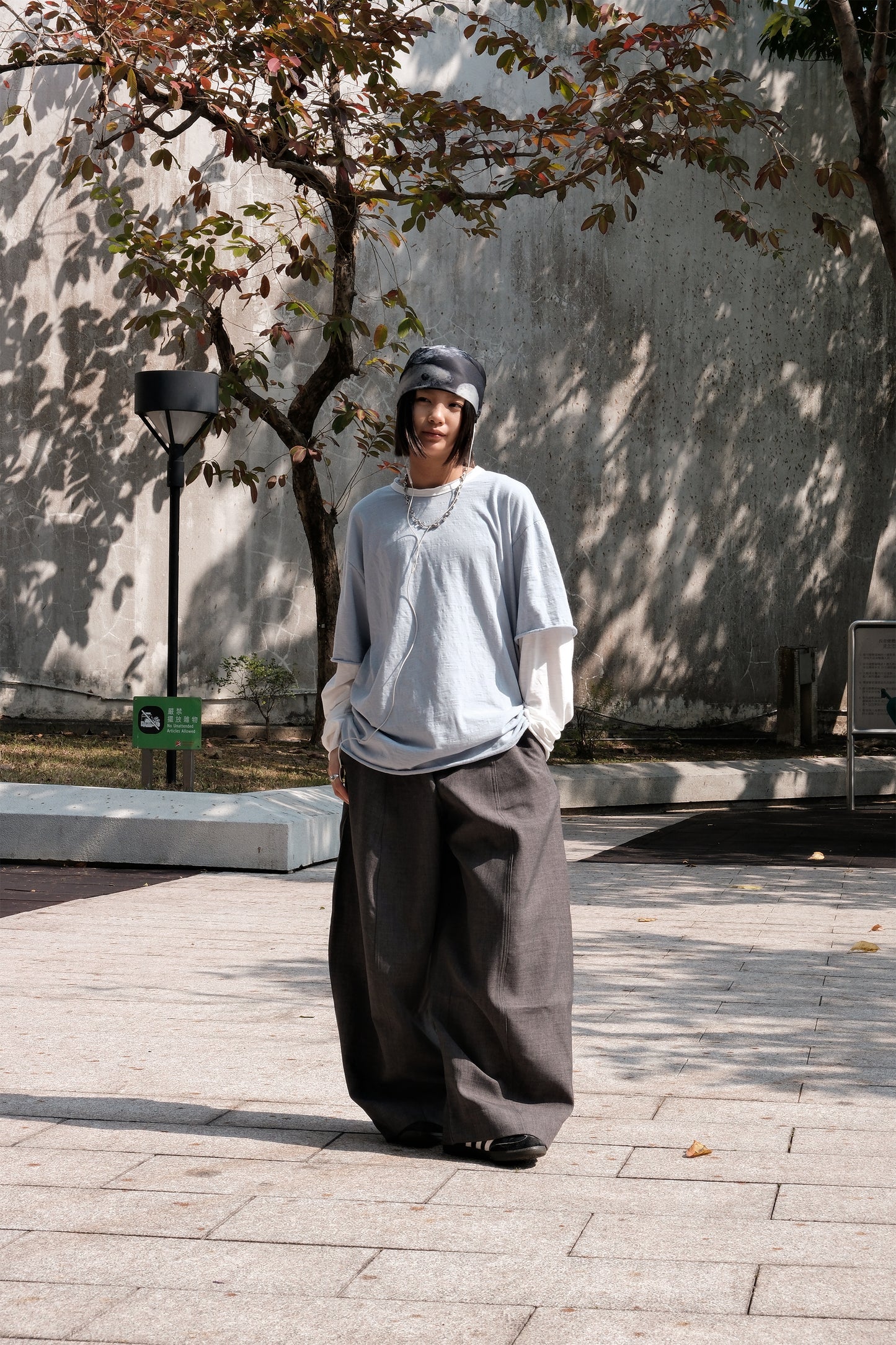 Two Tone Layer LS (charcoal)