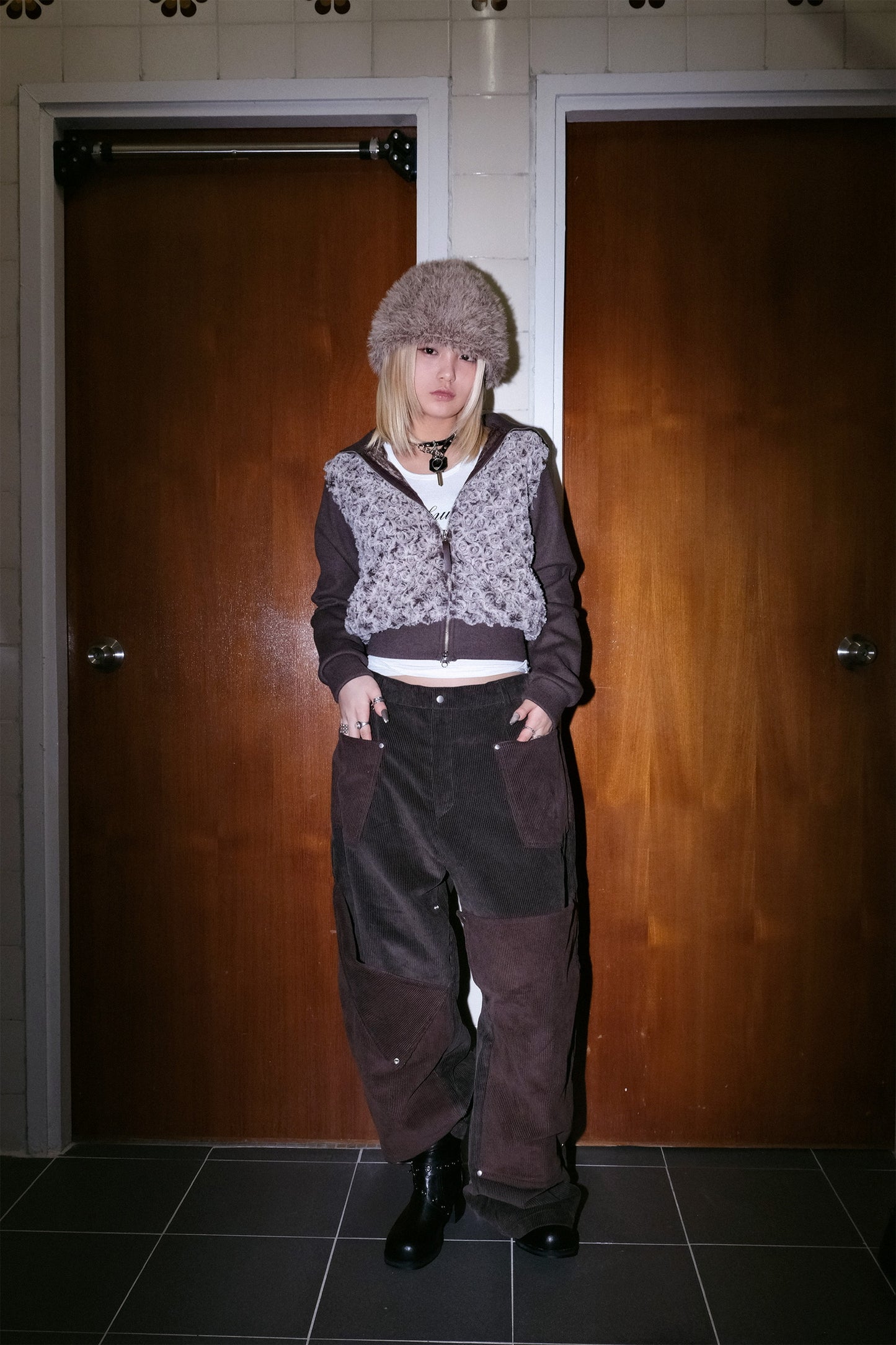 Rose Fur Jacket