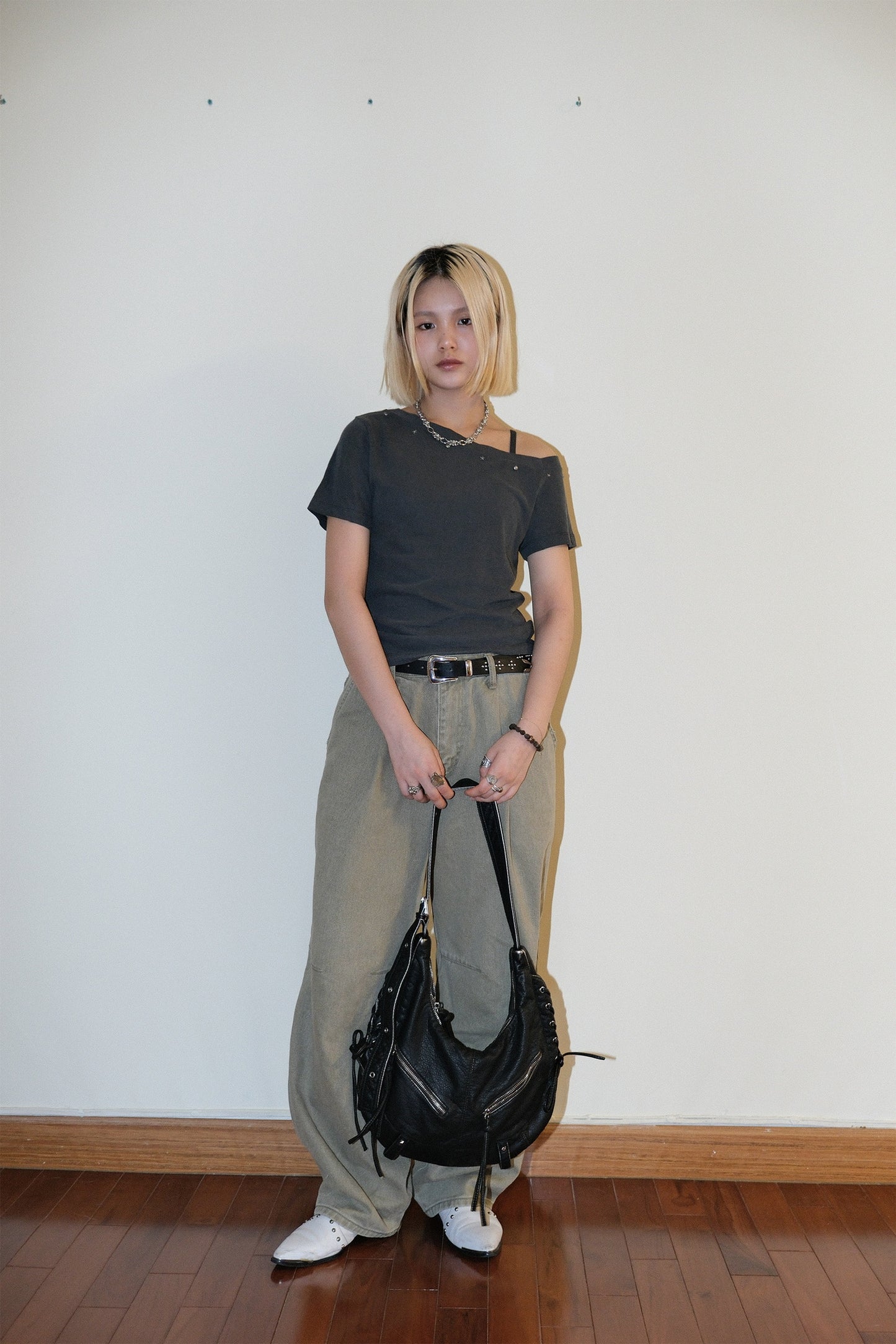 Mary Tied Leather Bag