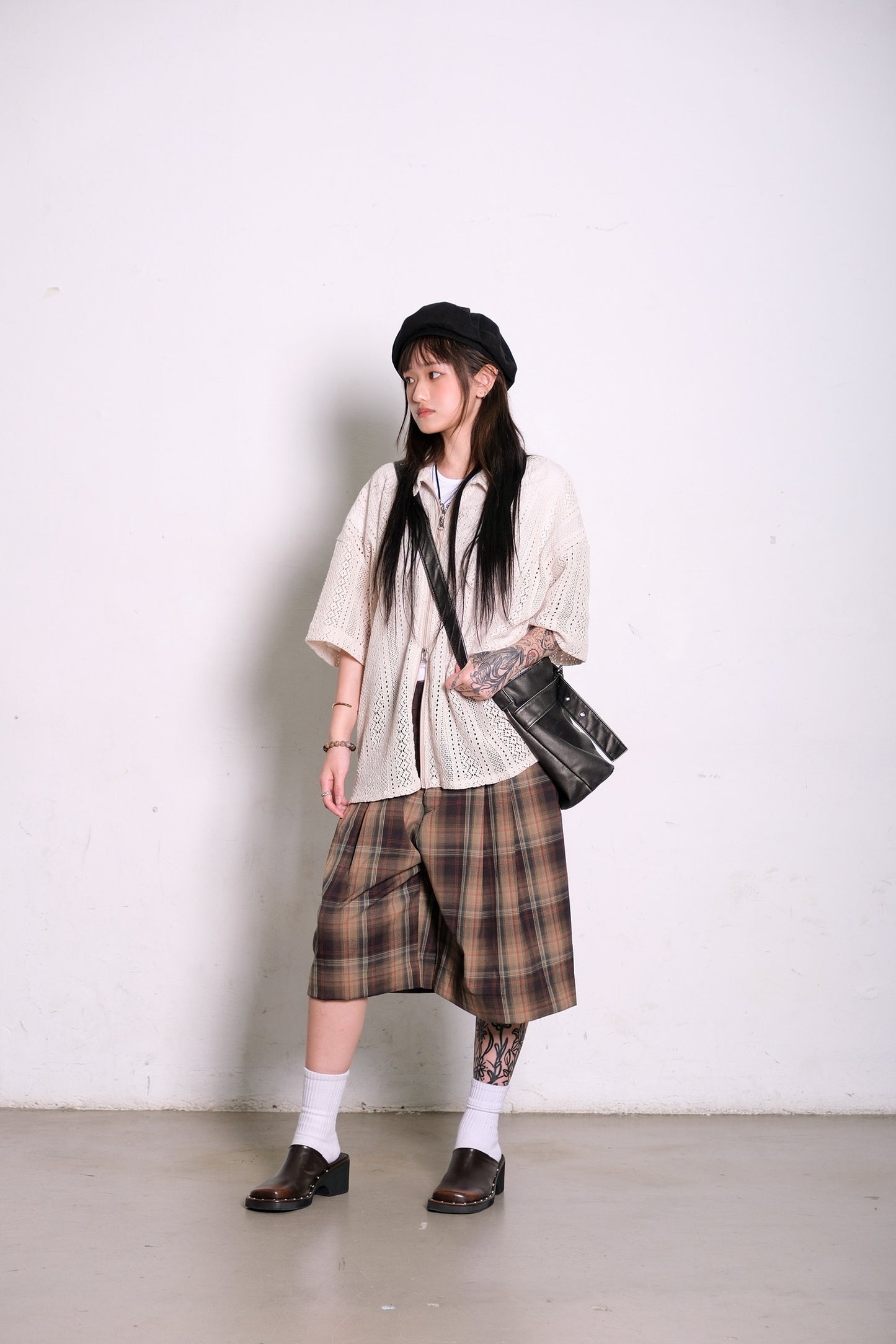 Leather Belt 2way Bag