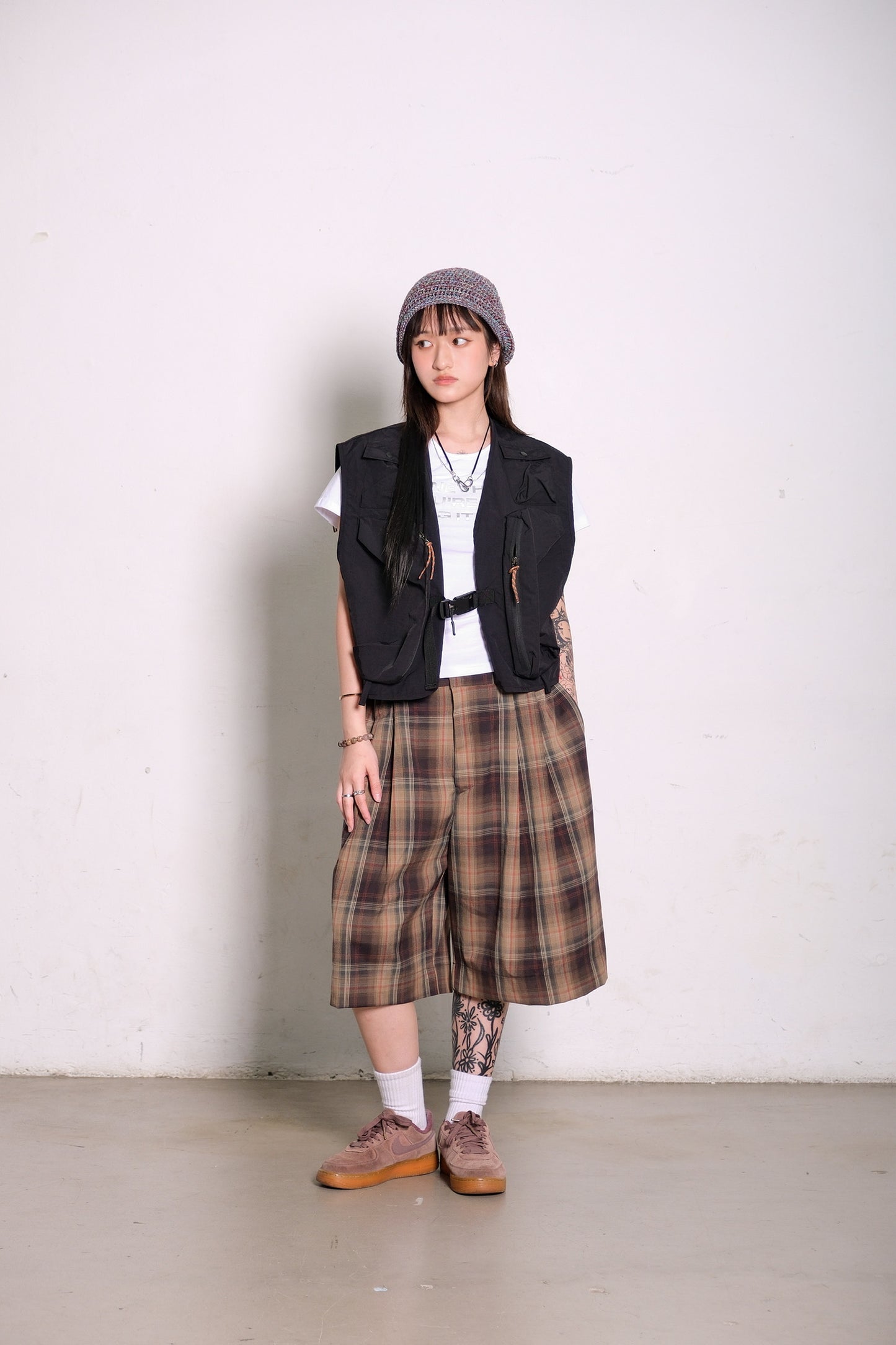 Bora Checker Shorts