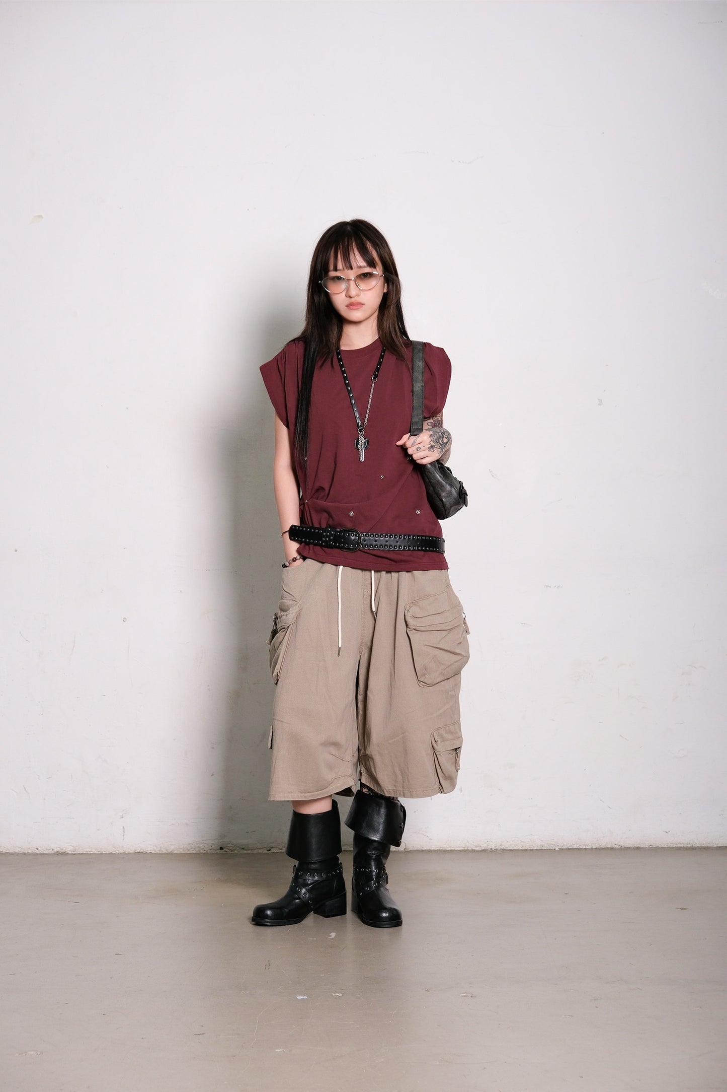 Shirring Snap Top (4colors)