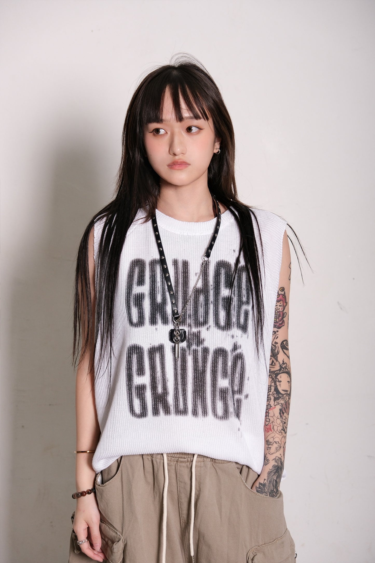 Grunge Mesh Tank