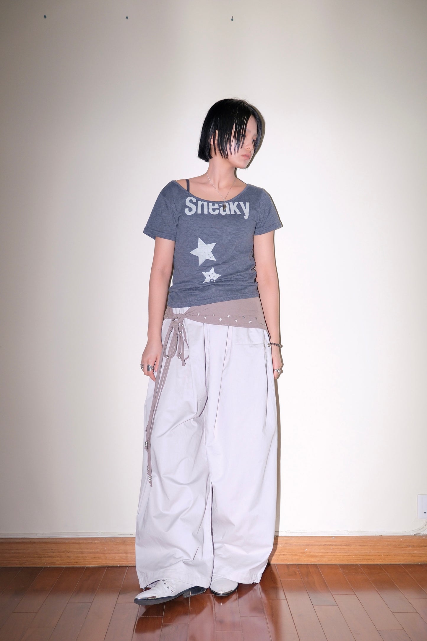 Snap Dart Balloon Pants