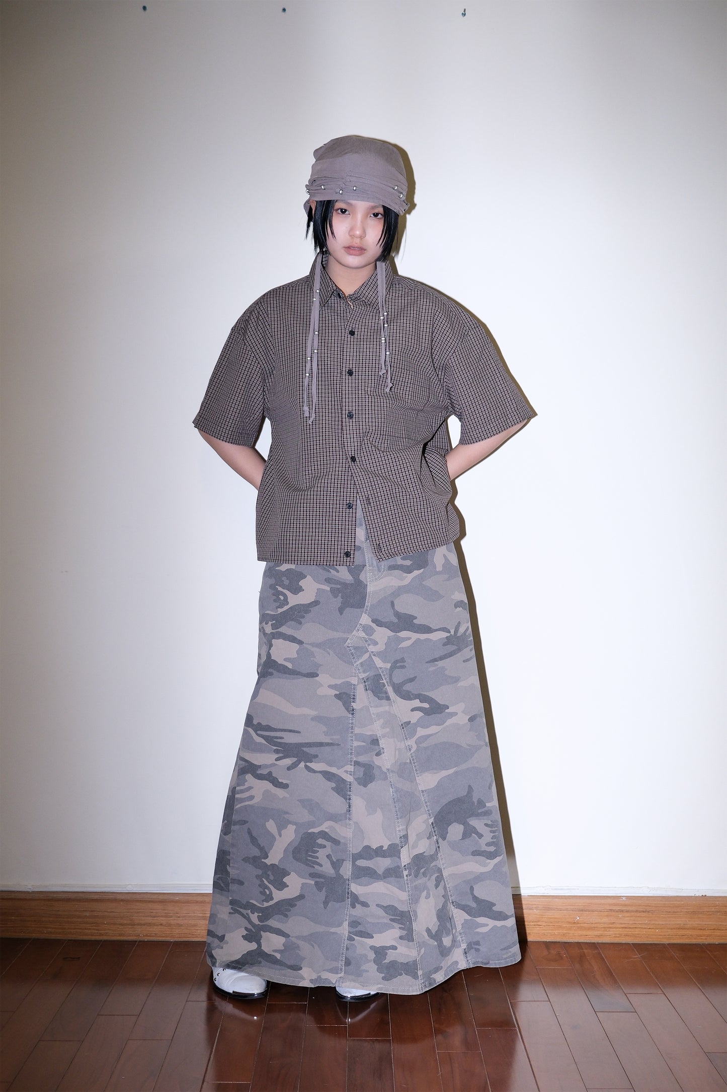 Camo Maxi Skirt