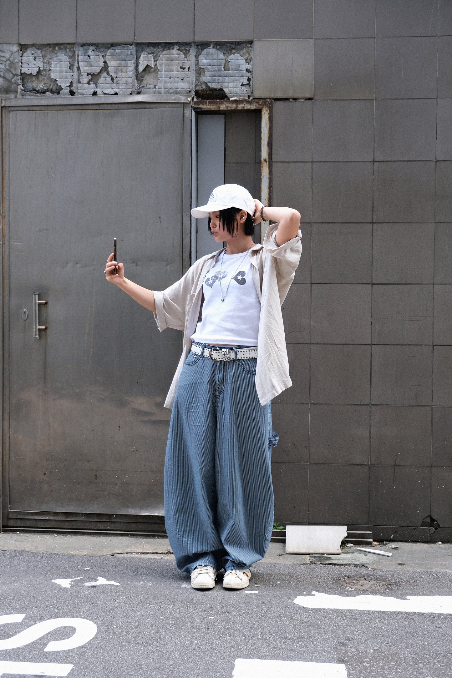 Summer Stripe Wide Pants