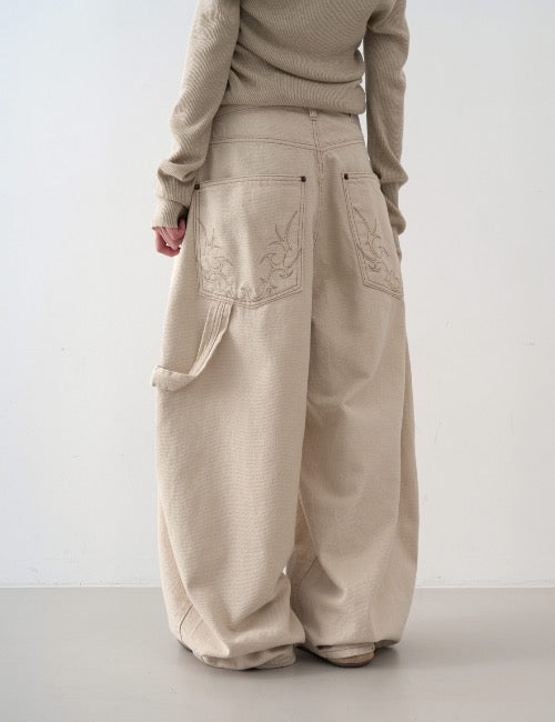 Back Tribal Carpenter Pants (3colors)