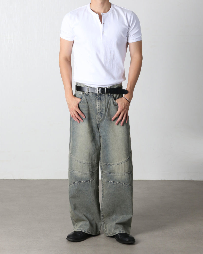 Biker Wide Denim