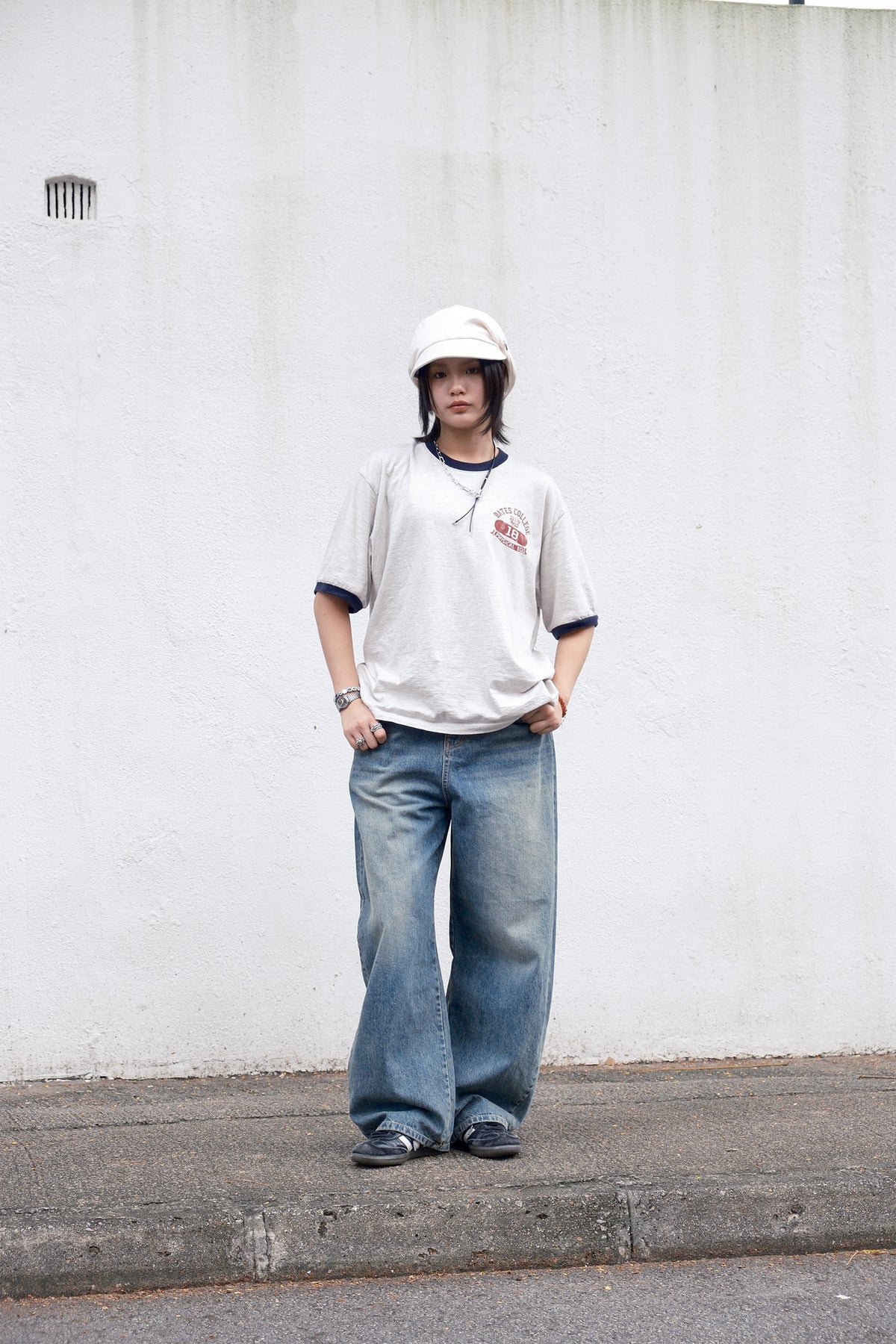 College Ringer Tee (grey)
