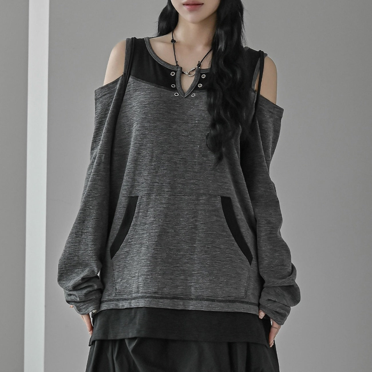 Slub Off Shoulder