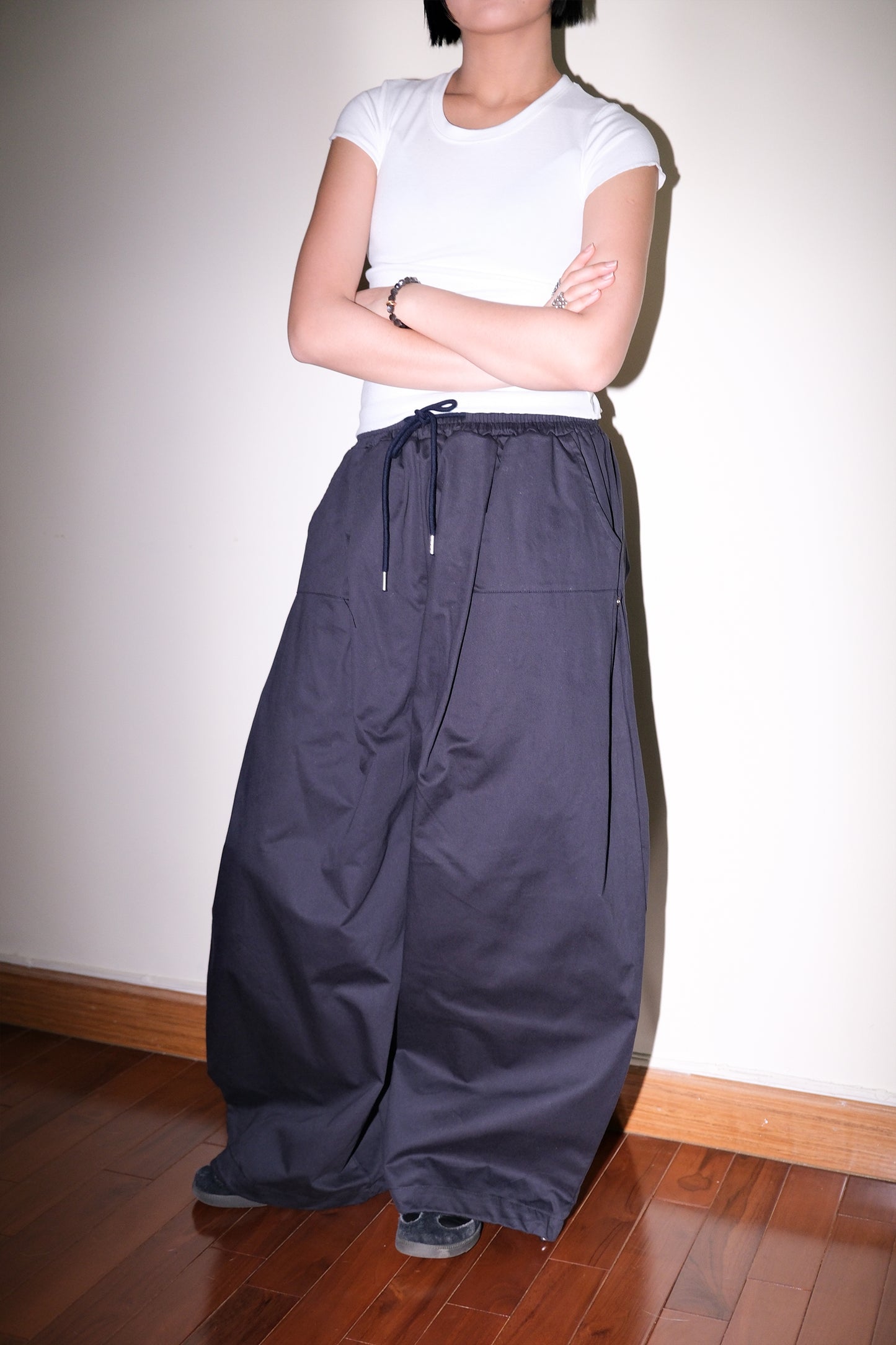 Snap Dart Balloon Pants