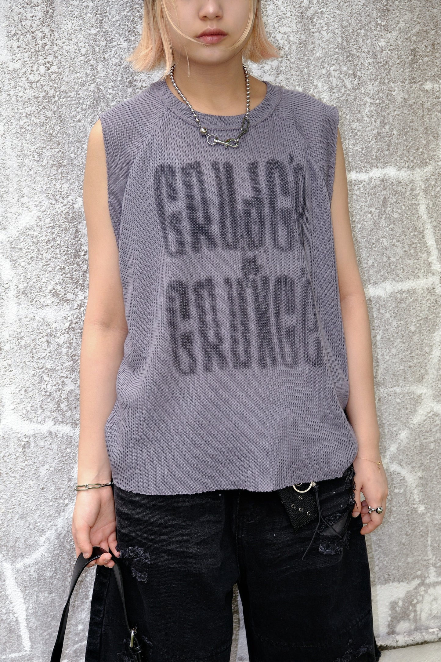 Grunge Mesh Tank