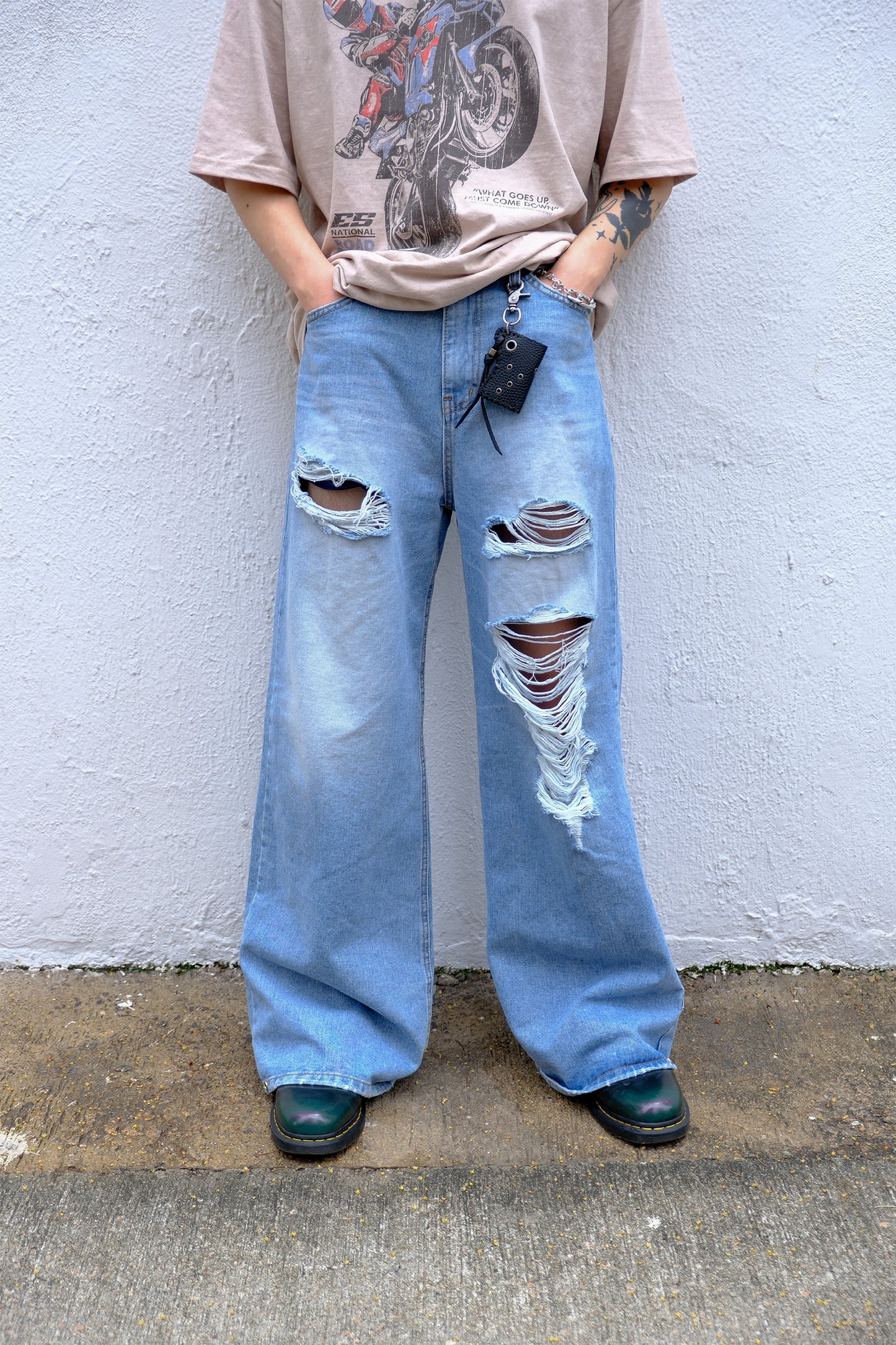 Slash Flare Jeans