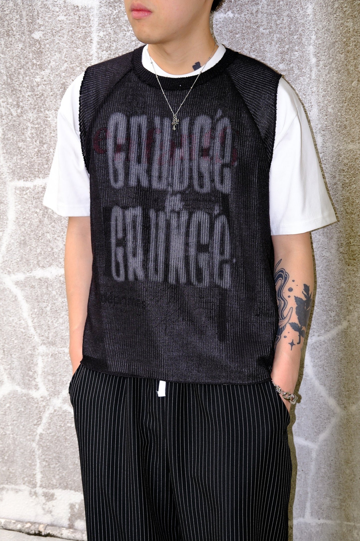 Grunge Mesh Tank