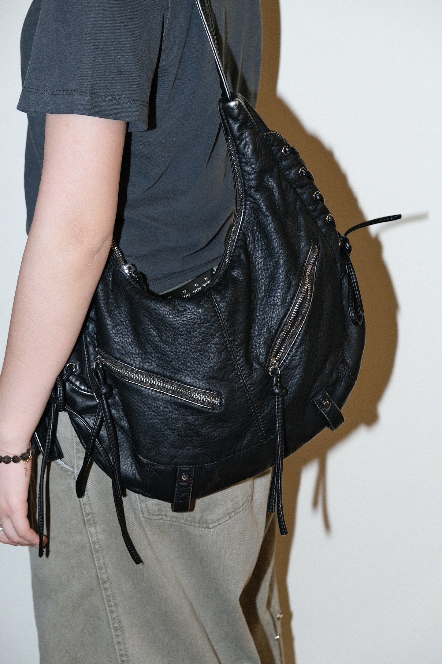 Mary Tied Leather Bag