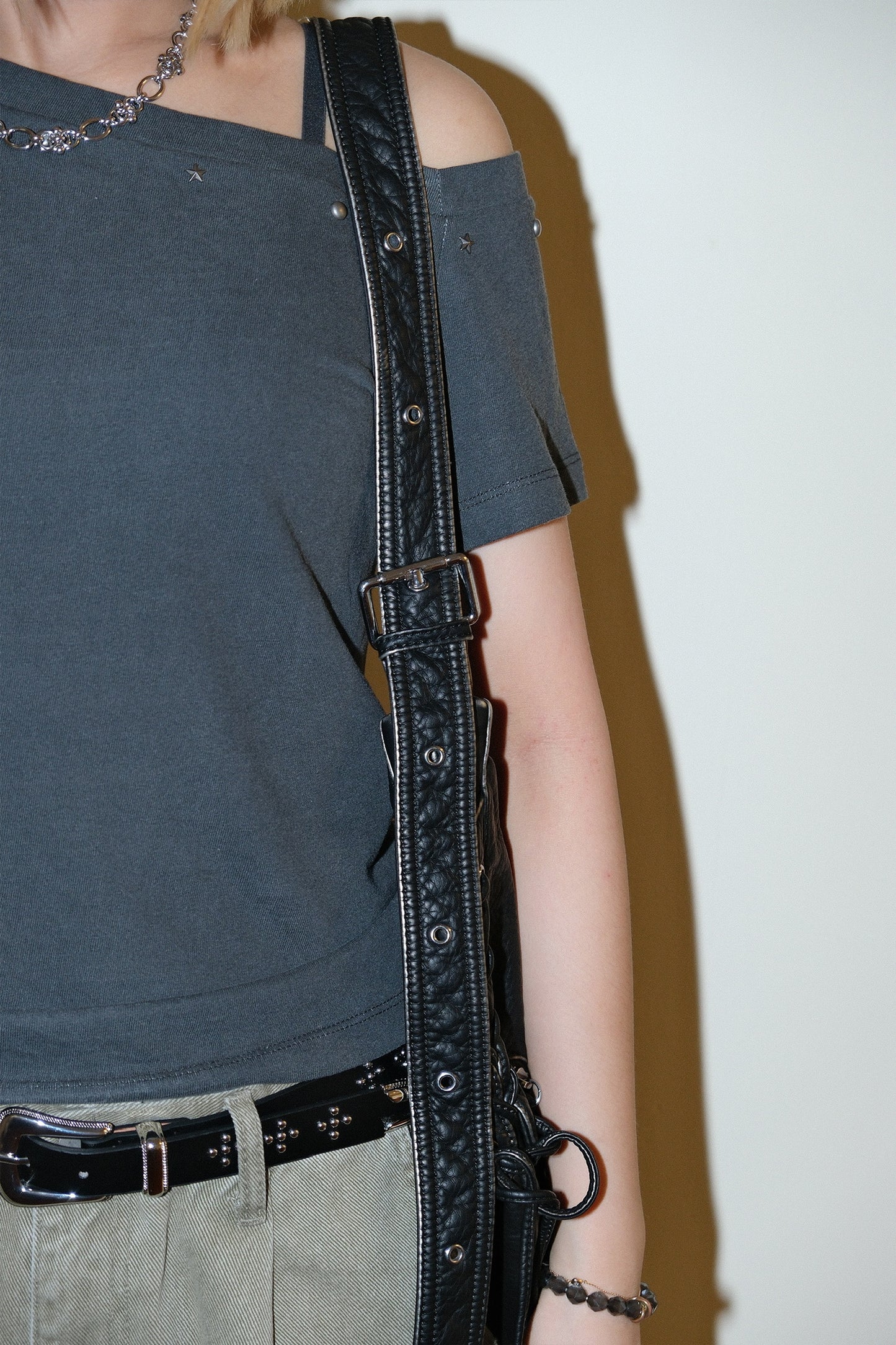 Mary Tied Leather Bag